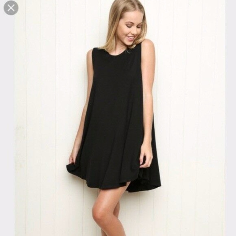 Brandy Melville Black Sleeveless Dress | One size